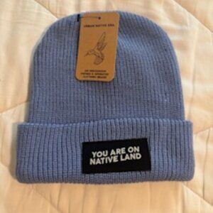Urban Native Era Women's Knit Hat "You Are On Native Land"